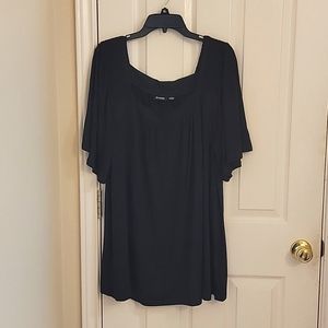 Plus-size Black Tunic Avenue/Evans brand